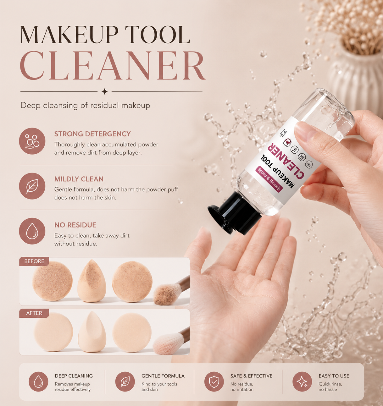 Glowra™ Pure Makeup Brush Cleaner + FREE GIFT