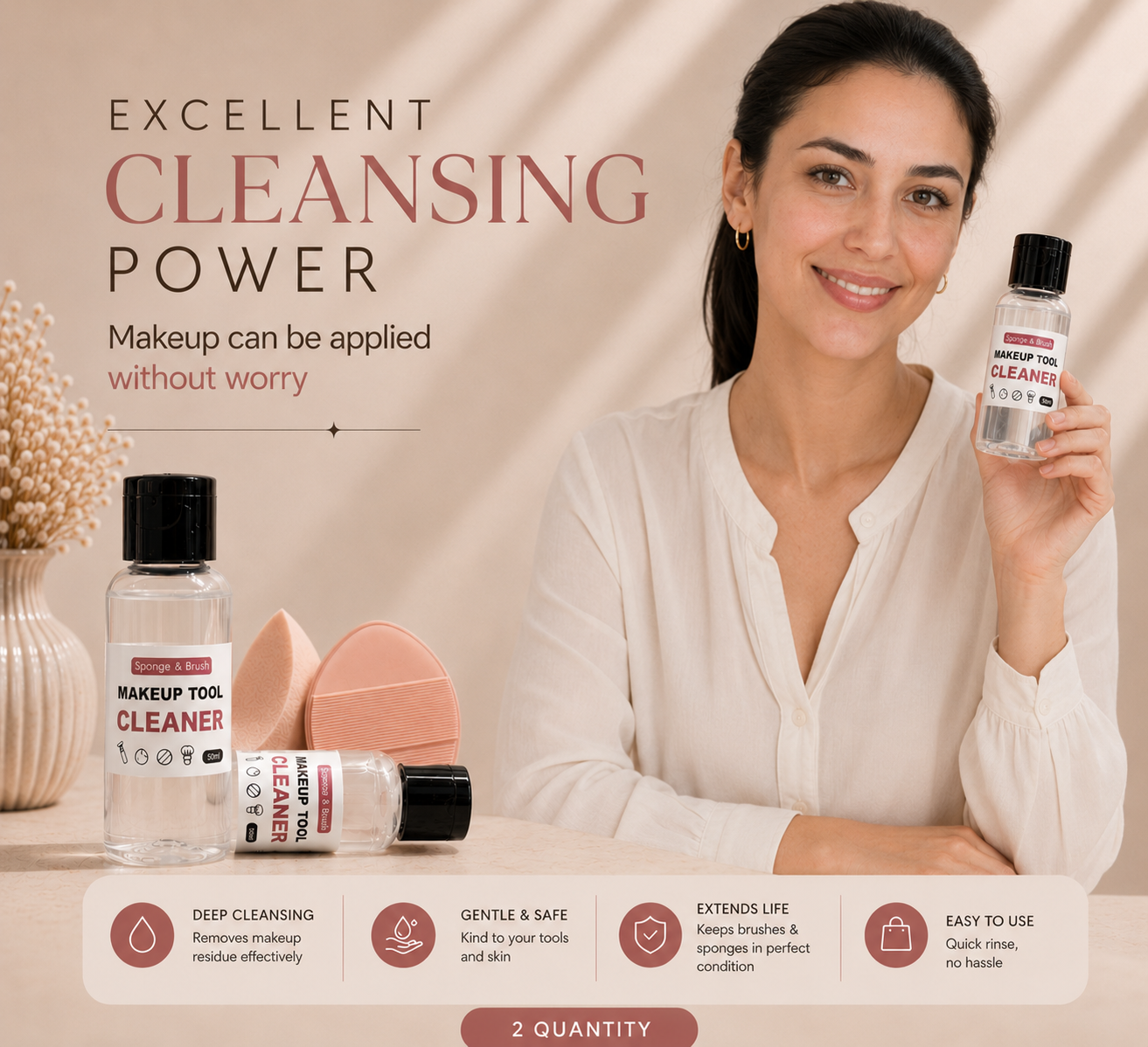 Glowra™ Pure Makeup Brush Cleaner + FREE GIFT
