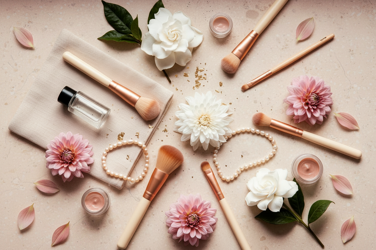 Glowra Beauty Flatlay